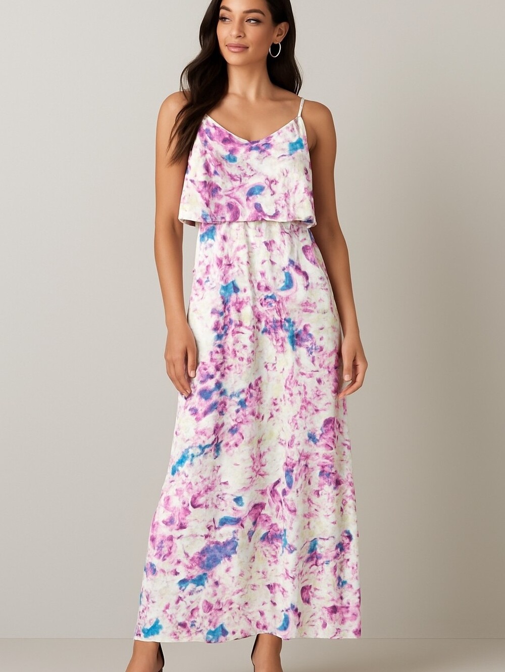 NWT Apt 9 flutter floral watercolour maxi dress / 2
